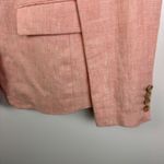 J.Crew Womens 100% Linen Regent Blazer Size 6 Pink Preppy Coastal Chic Office Photo 2