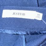 JustFab Navy Blue Button Tab Ponte Pants Trouser Women’s 3X Photo 5
