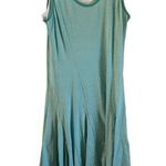 Ralph Lauren  Jeans Co Midi Tank Dress Aqua Green & White Striped Size XS Photo 0