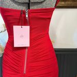 Hello Molly NWT Life In The Spotlight Ruched Bodycon Mini Dress ~ Size Small 💛🍄 Photo 5