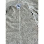 Max Studio Maxim‎ Studio Vest Womens M Blue Faux Suede Sherpa Lined Sleeveless Jacket Photo 4