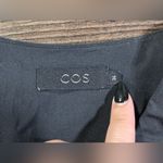 COS Black Sleek Wrap Dress Photo 3