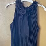 Nicole Miller  New Your size XS halter necklace. Black chiffon. Photo 3