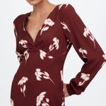 Madewell NEW  Long sleeves V-Neck Cuff-Sleeve Maxi Dress in Floral Sz 4 Photo 1