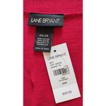Lane Bryant NWT Women’s Red Tunic Cardigan jacket Embellished Neck size 26/28 Photo 5