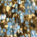 Style Company 8P Blue Olive Abstract Cotton Cropped Pants Casual Artsy Boho Photo 7