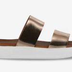 MIA Rose Gold Metallic Platform Sandals Photo 1