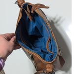 Catchfly Studio Western Leather Purse Shoulder Bag Brown Turquoise Crossbody Photo 4