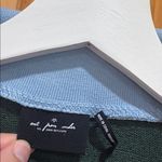 Urban Outfitters  Out From Under Size Medium Green and Blue Collared Crop Top Photo 3