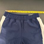 Tahari NWT  Sport Blue White Elastic Drawstring Waist 7" Run Shorts Size Small Photo 10