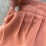 Vintage 60s 70s Peach Polyester Bell Flare Pants Pleat Tuck Waist 26” WAIST Photo 4