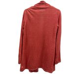 Rachel Zoe Linen Coral Open Front Knit Long Sleeve Cardigan Sweater Womens M Photo 4