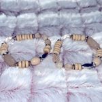 Southwest Jewelry Set Silver and White Photo 7