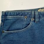 EXPRESS Vintage Y2K Stretch Denim Low Rise Mall Goth Micro Mini Skirt Size 5/6 Photo 1