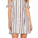 Privacy Please  Striped Amboy Mini Dress: Papyrus Nautical Stripe Coastal Photo 0
