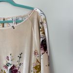 Free People #139 babe floral velvet bodysuit Photo 5