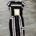AQUA  (Bloomingdales brand) Striped Body Con Dress Photo 4