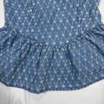 River Island NWT Denim Broderie Corset Top Photo 3