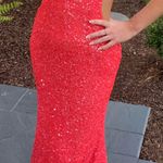 Ashley Lauren Pink Prom Dress Photo 6