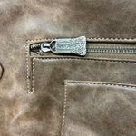 Trinity Ranch Elegant Brown Tote with Blue Accents Photo 4