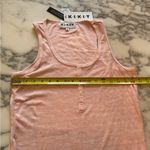 NWT Kikit Women's Coral Pink Henley Tank Top Sz S Photo 2
