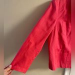 Talbots blazer pink button front Irish linen 18 W petite Photo 3