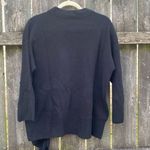 Chico's Chico’s Mock Neck Side Tie Cashmere Blend Sweater | L Photo 3