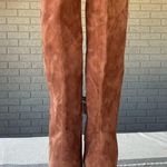 Stuart Weitzman XCurve 85 Slouch Heeled Boots Brown Suede Size 10 Photo 7