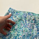 Lilly Pulitzer Lilly Pulitzer Taron Pull On 100% Linen Pants Surf Blue Soleil It On Me Size XL Photo 11