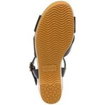 Style & Co | NWOT | Size 8.5 | Black Comfort Chloee Round Toe Wedge Buckle Sandals Photo 3