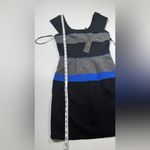 BCBGMAXAZRIA  Black and Gray Blouse with Blue Highlights 💙 Photo 4