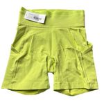 Outdoor Voices Thrive 5" Short in Margarita Lime Yellow XXS NWT Colorful Fun Photo 2