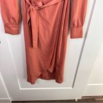 ASOS  Design Long Sleeve Wrap Midi Dress Photo 4