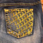 Baby Phat  womens y2k cuffed mid rise cropped jeans blue 29 X 24.5 Photo 2