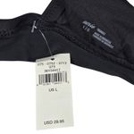 Aerie  Black Triangle Bikini Swim Top L G Tie Back Adjustable Straps Photo 2