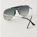Free People NWT  Dylan Aviator Sunglasses in Dark Green Photo 2