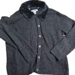 Passports  Fuzzy Collared Sweater L Photo 0