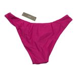 J.Crew Womens Curved-waist Cheeky High-Cut Bikini Bottoms Pink 3X Photo 1