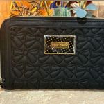 Betsey Johnson Black Quilted Clutch Photo 0