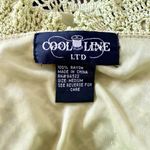 Early 2000's Light Green Ethereal Whimsical Coquette Crochet Babydoll Cami Top M Size M Photo 6