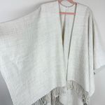 New Mersea Classic Travel Wrap Sea Salt Cream Travel Pillow Bag OS Fringe Shawl Size undefined Photo 8