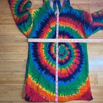 Earth Ragz Tie Dye Pullover Hoodie,Rainbow Colored Swirl|Hippie,Rasta|Size:XS/S Photo 5