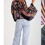 Free People ★  Bohemian “Beneath the Sea” Top/Blouse - Multicolored Black ★ Photo 8