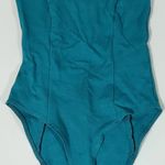 Green Teal Turquoise Solid Tank Top Bodysuit Onesie Shirt Blouse Cami Camisole Size S ✨ Blue Photo 0