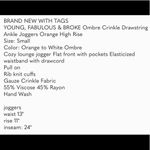 Young Fabulous and Broke Ombré Crinkle Joggers Photo 7