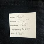 Talbots Black Velvet Pants Size 2 Petite Black Velveteen Straight Leg Pant Photo 2