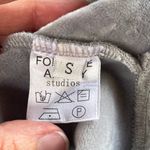 For Love And ZY Studios Women's Cropped Grey Hoodie With Velour Lining Size S. Photo 8