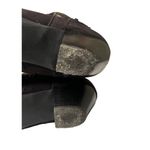 Rialto  Cassie Brown Faux Sherpa Lined Tall Riding Boots Buckles Zippers Size 7.5 Photo 16