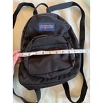 Jansport  Half Pint Mini Backpack Day Bag for Travel Black Back To School Fun EUC Photo 1