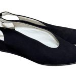 Robert Clergerie Black Suede Slingback Wedge Flats Made in France 6.5 Photo 0